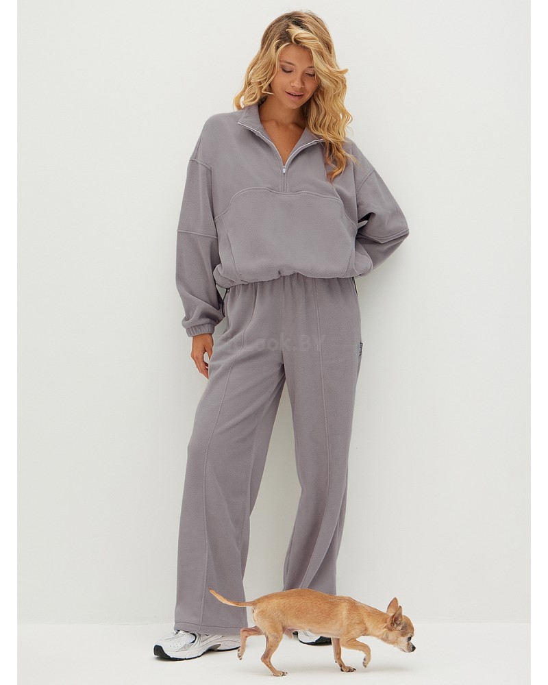 Женский спортивный костюм из флиса Fleece Comfort Grey