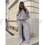 Женский спортивный костюм из флиса Fleece Comfort Grey