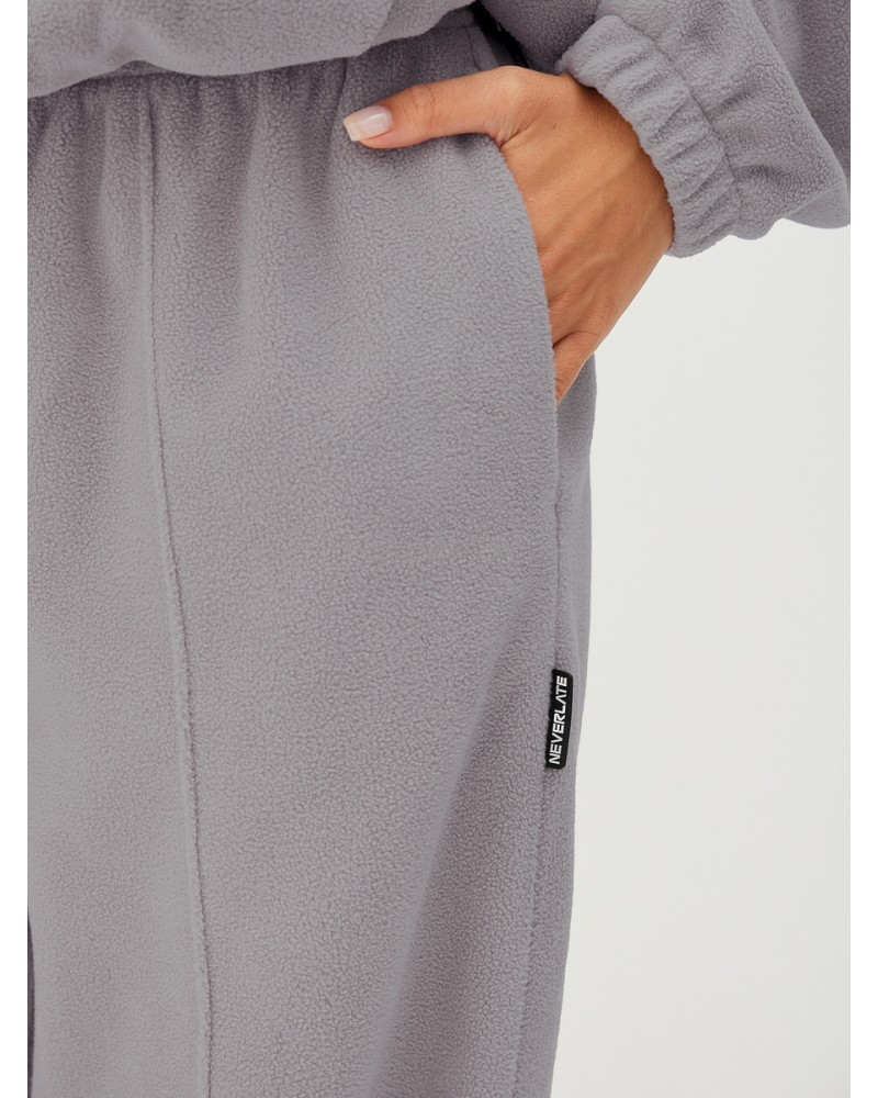 Женский спортивный костюм из флиса Fleece Comfort Grey