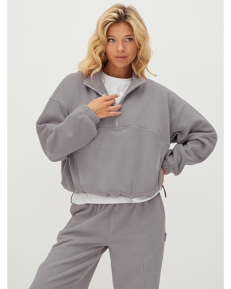 Женский спортивный костюм из флиса Fleece Comfort Grey