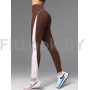 Спортивные леггинсы с фигурными вставками Neverlate Edge Brown