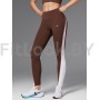 Спортивные леггинсы с фигурными вставками Neverlate Edge Brown