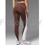 Спортивные леггинсы с фигурными вставками Neverlate Edge Brown