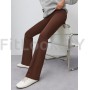 Брюки-клёш Flared Classic Brown