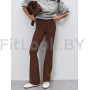 Брюки-клёш Flared Classic Brown