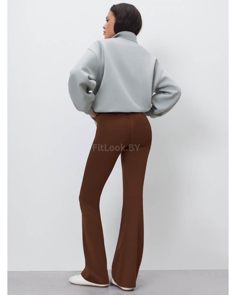 Брюки-клёш Flared Classic Brown