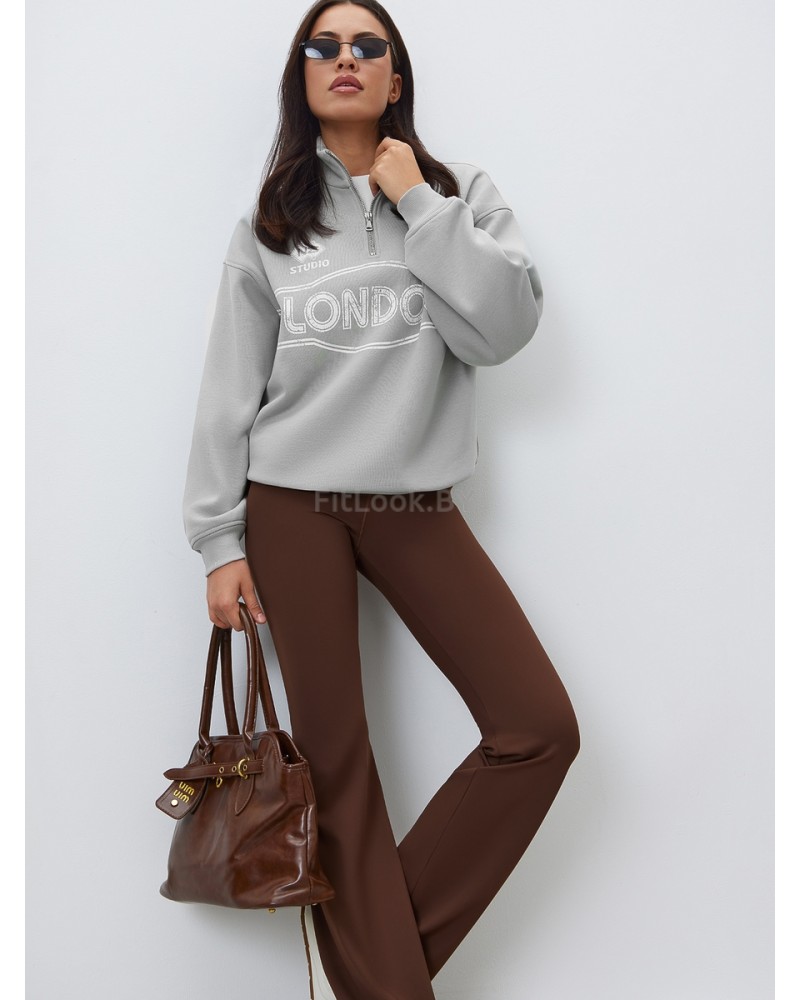 Брюки-клёш Flared Classic Brown