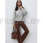 Брюки-клёш Flared Classic Brown