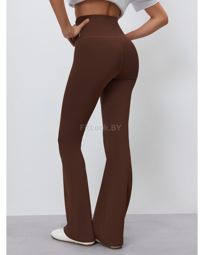 Брюки-клёш Flared Classic Brown