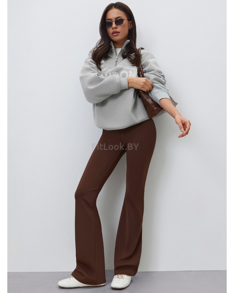 Брюки-клёш Flared Classic Brown