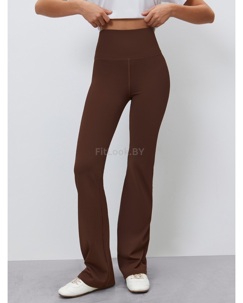 Брюки-клёш Flared Classic Brown