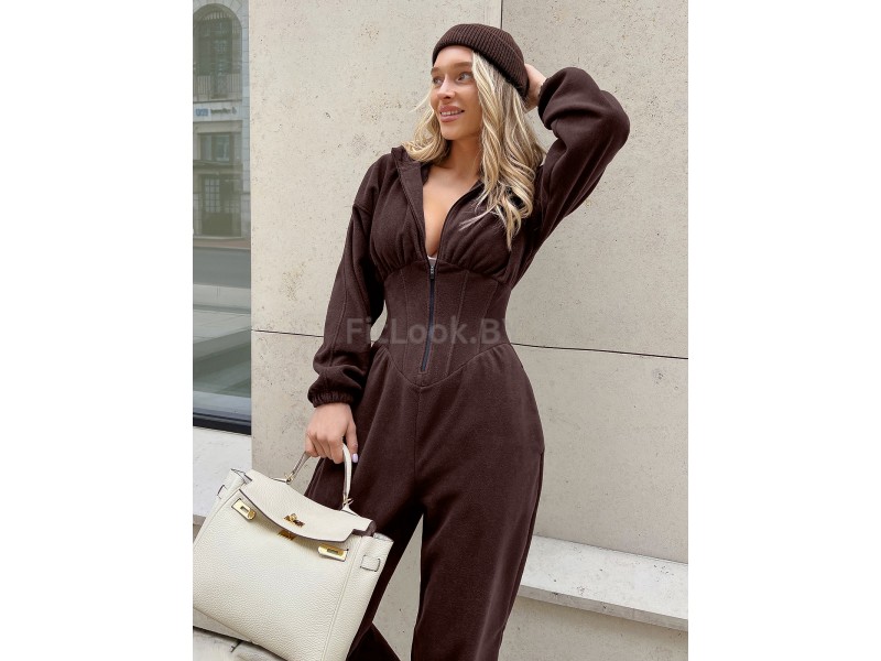 Комбинезон Neverlate Corset Plush Brownie