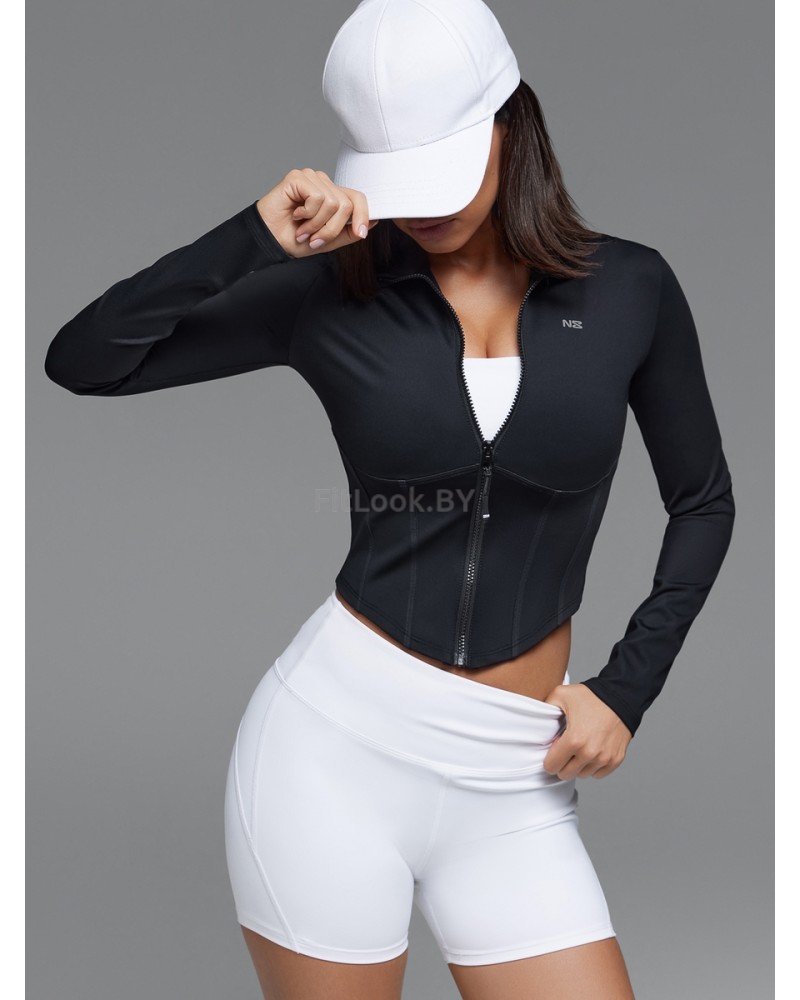 Моделирующий укороченный рашгард Neverlate Modeling ZIP Rash