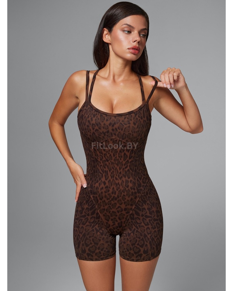 Моделирующий комбинезон Perfect Body Brown Leo