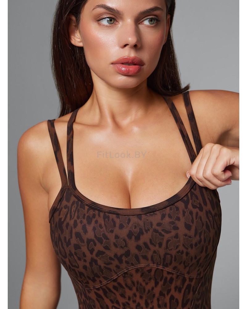 Моделирующий комбинезон Perfect Body Brown Leo