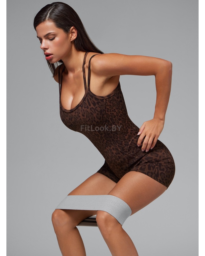 Моделирующий комбинезон Perfect Body Brown Leo