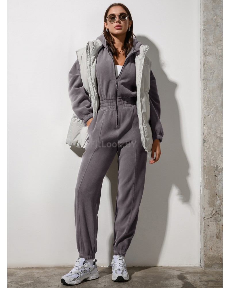 Утепленный комбинезон Neverlate Fleece Grey 