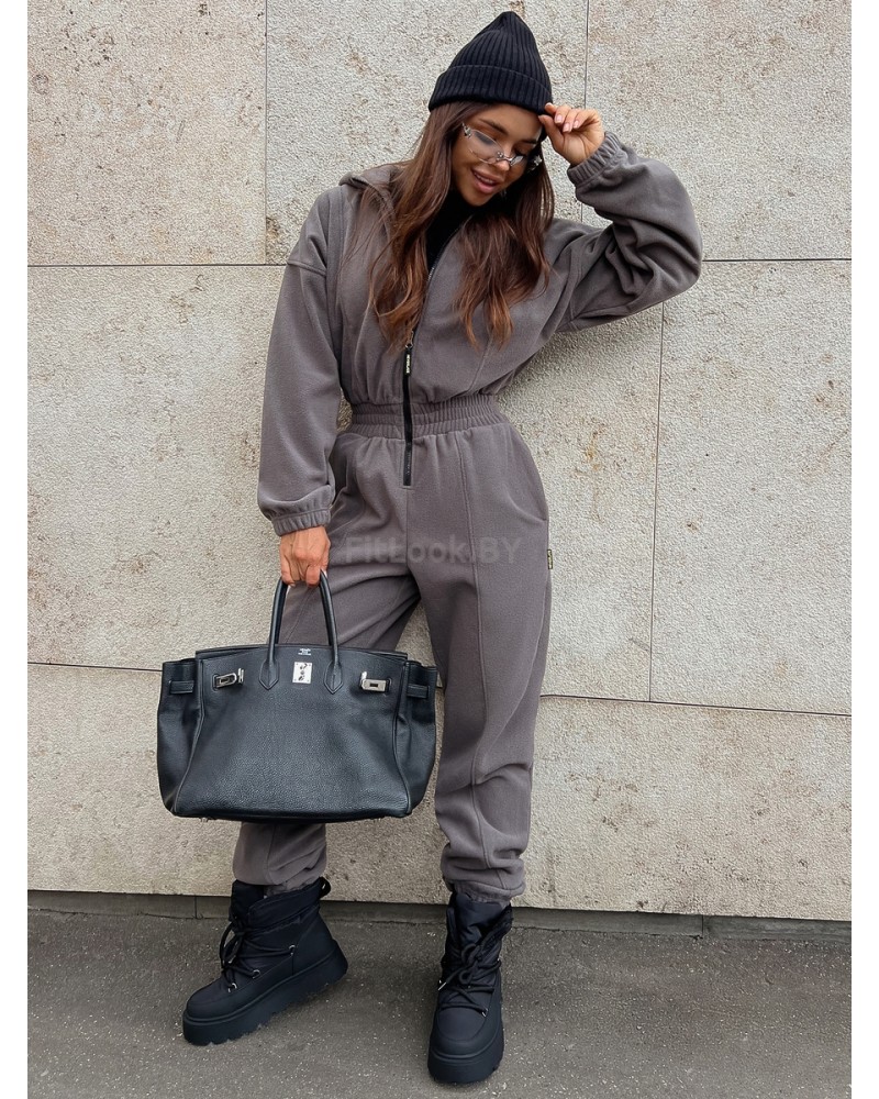 Утепленный комбинезон Neverlate Fleece Grey 