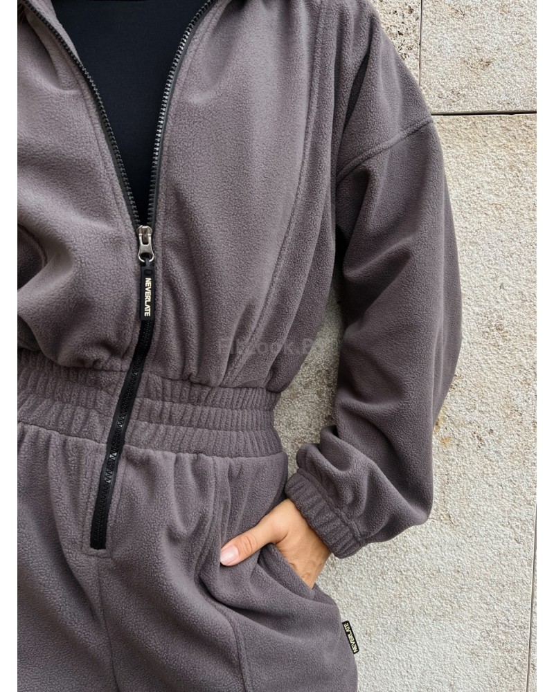 Утепленный комбинезон Neverlate Fleece Grey 