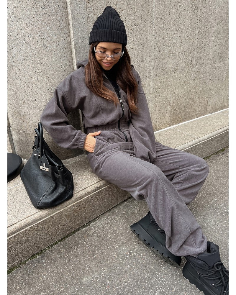 Утепленный комбинезон Neverlate Fleece Grey 