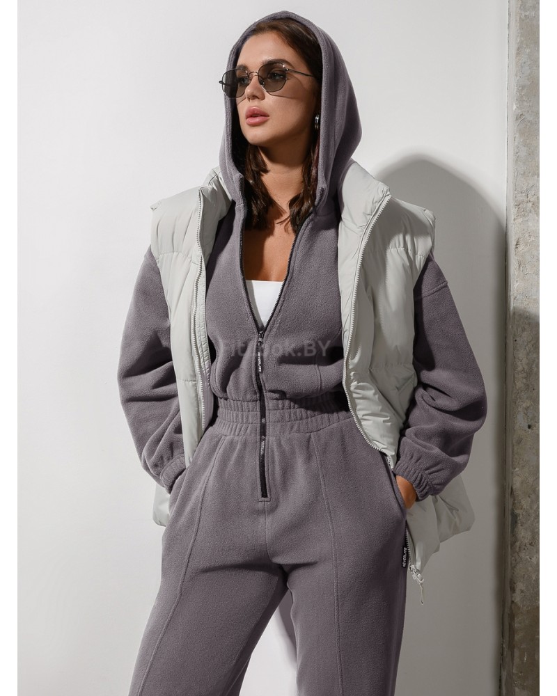 Утепленный комбинезон Neverlate Fleece Grey 