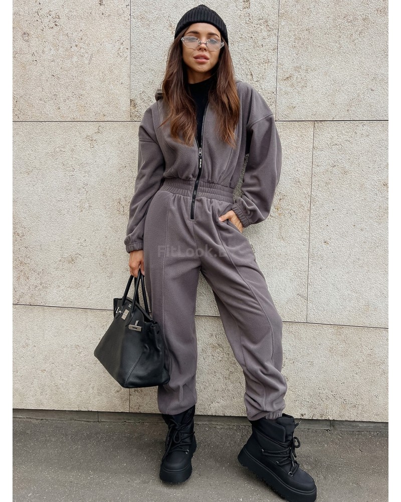 Утепленный комбинезон Neverlate Fleece Grey 