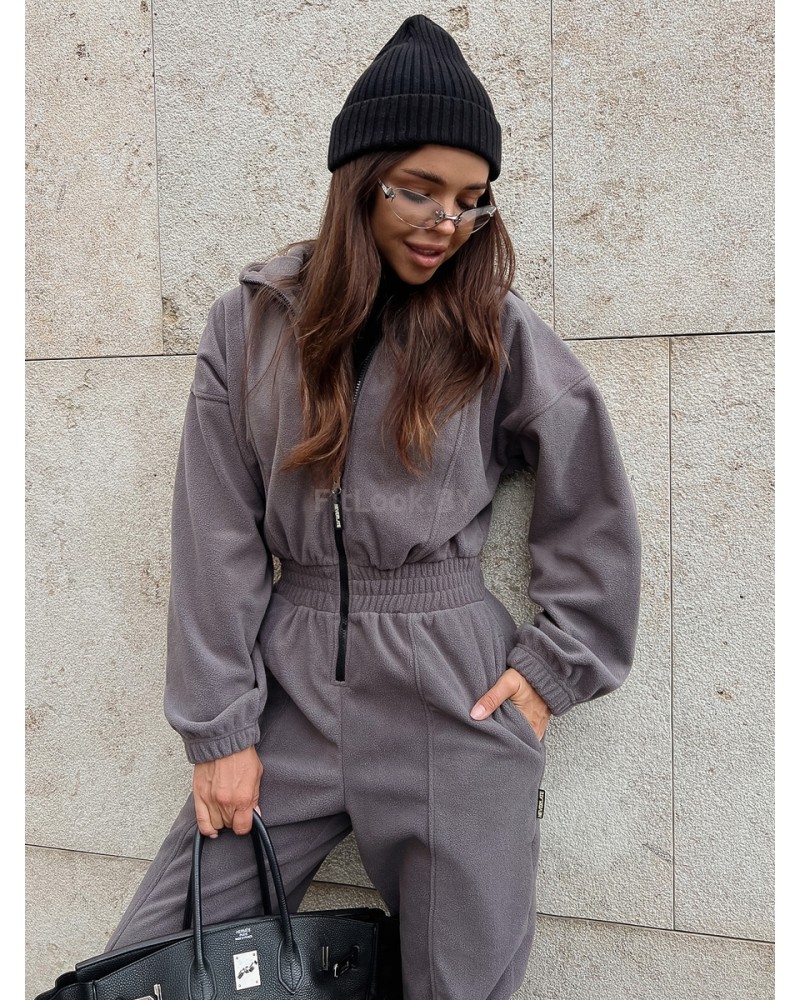 Утепленный комбинезон Neverlate Fleece Grey 