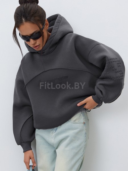 Худи Neverlate Relief (утеплённый)