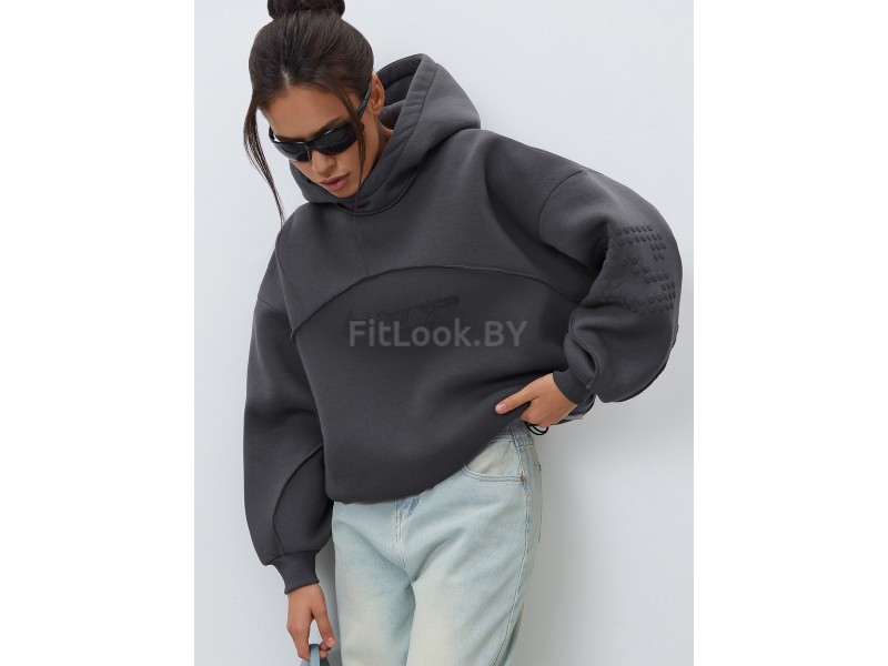 Худи Neverlate Relief (утеплённый)