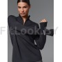 Спортивный лонгслив ZIP Base Sleeve Black