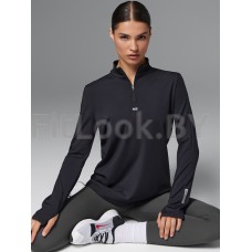 Лонгслив Neverlate ZIP Base Sleeve Black