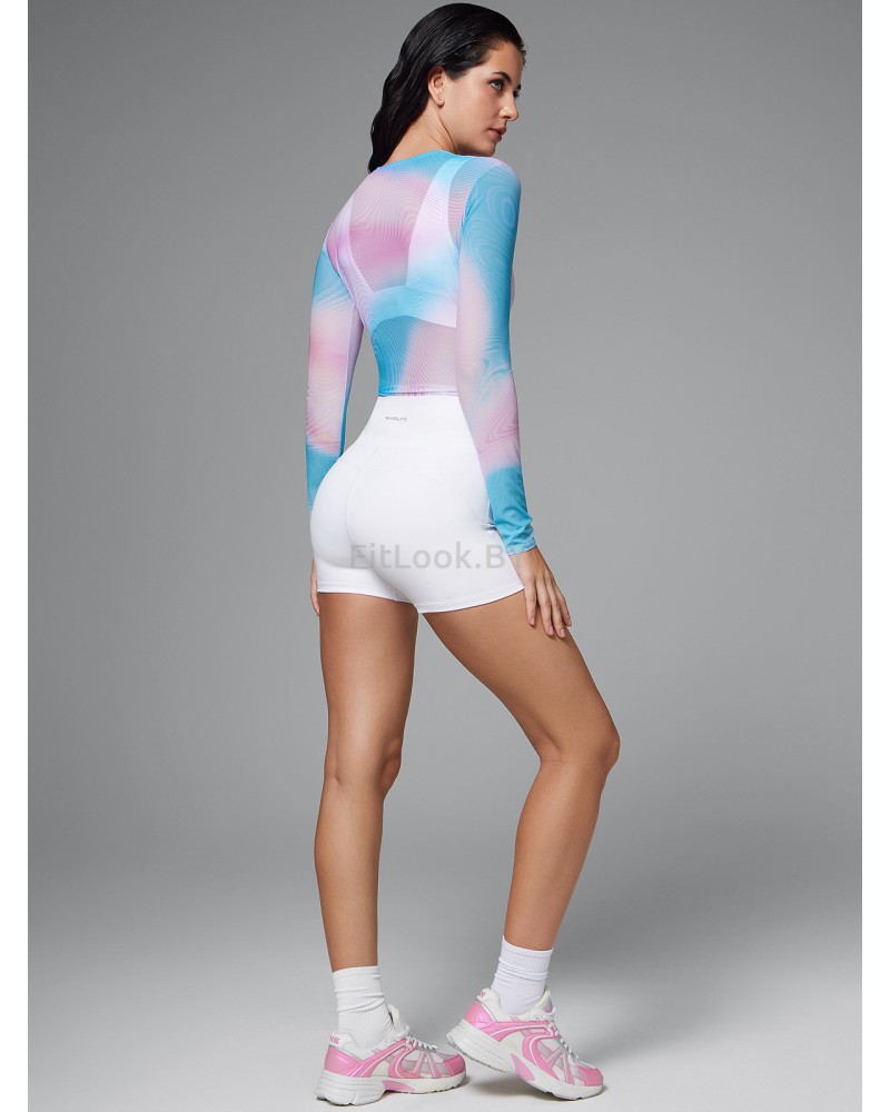Укороченный рашгард Neverlate Multicolor