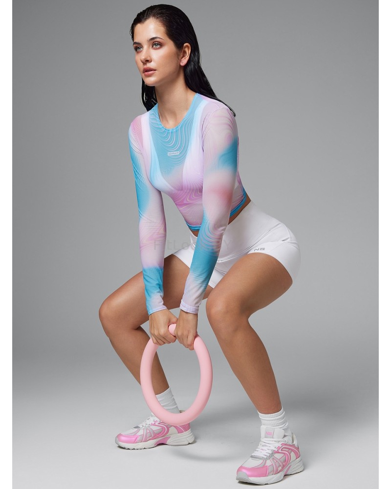 Укороченный рашгард Neverlate Multicolor