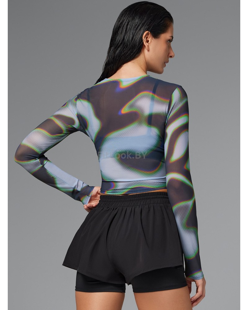 Укороченный рашгард Neverlate Multicolor