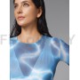 Укороченный рашгард-сетка Neverlate Blue Multicolor