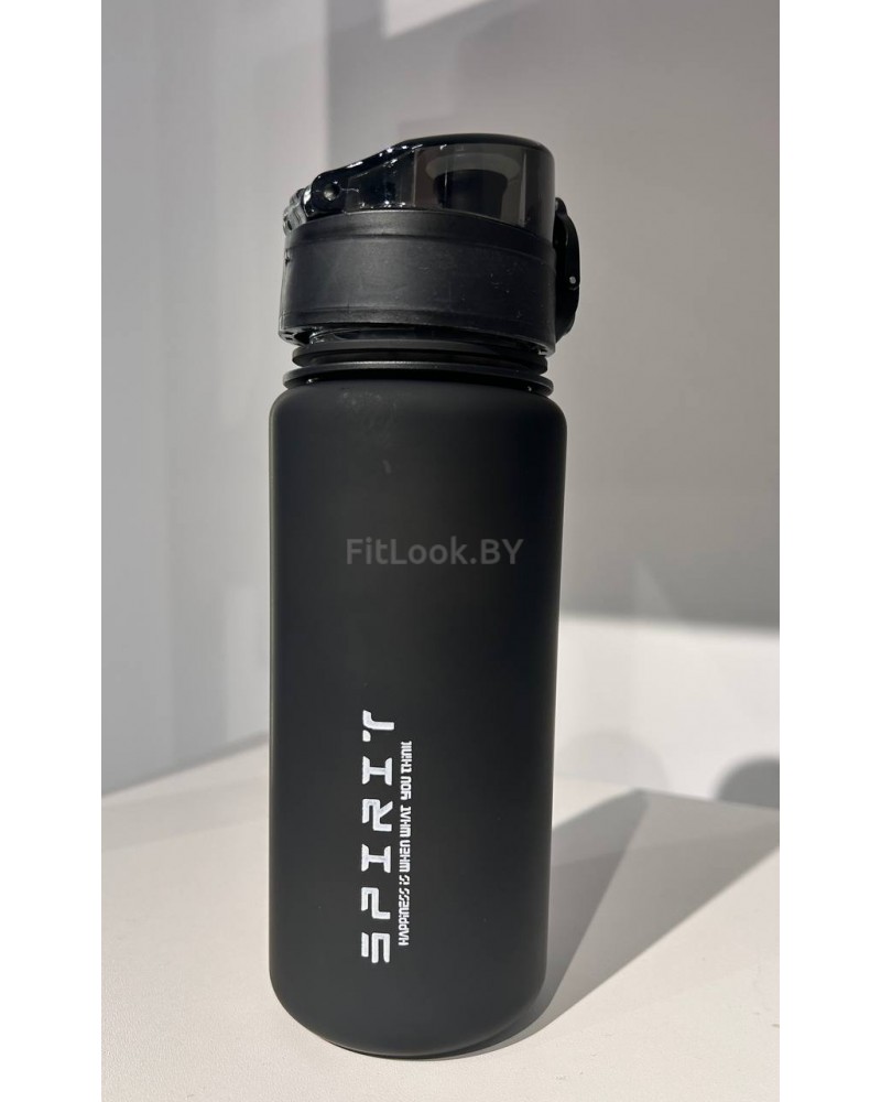 Бутылка спортивная ESPRIT 500 мл, цвет: чёрный