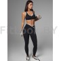 Спортивные леггинсы Леггинсы Neverlate Outlined Cross Black