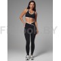 Спортивные леггинсы Леггинсы Neverlate Outlined Cross Black