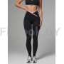 Спортивные леггинсы Леггинсы Neverlate Outlined Cross Black