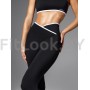 Спортивные брюки клеш Outlined Cross Black