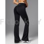 Спортивные брюки клеш Outlined Cross Black