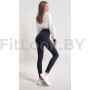 Тёплые леггинсы FITBASE Tapes Black (среднее утепление) 
