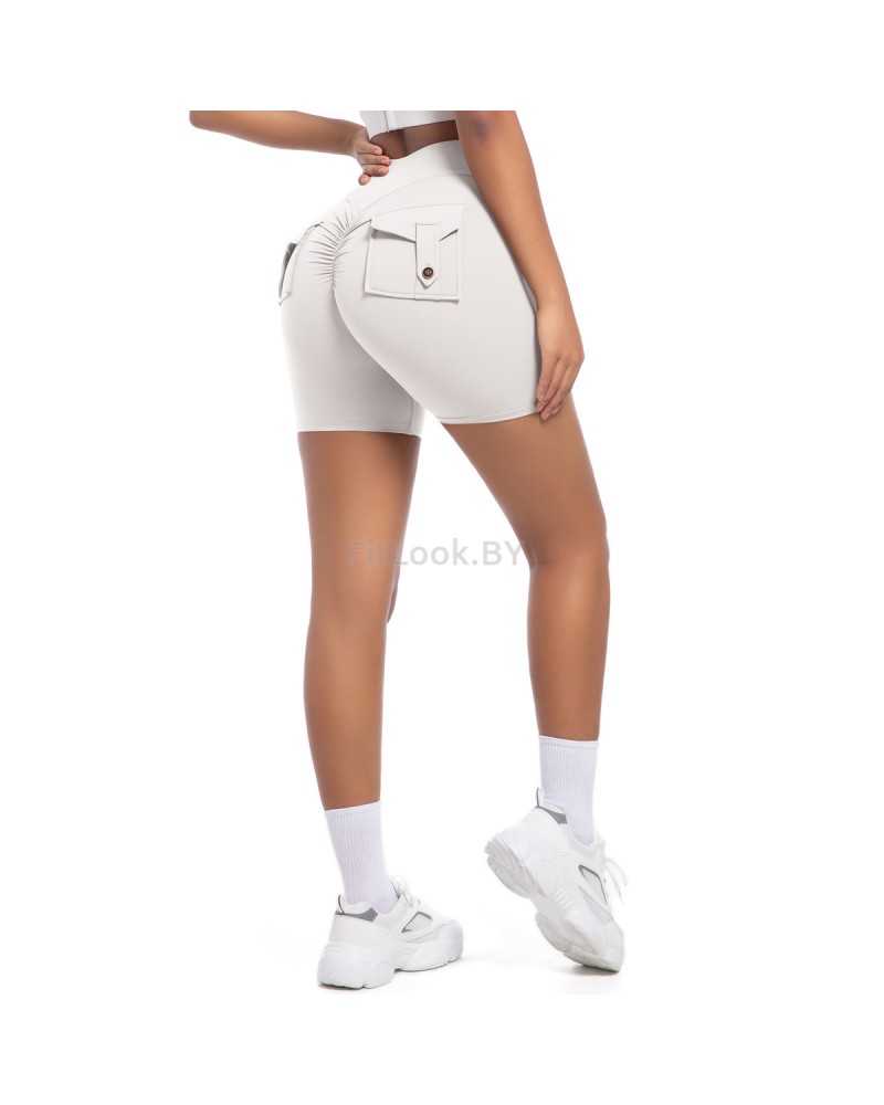 Шорты FITBASE Scrunch Milk