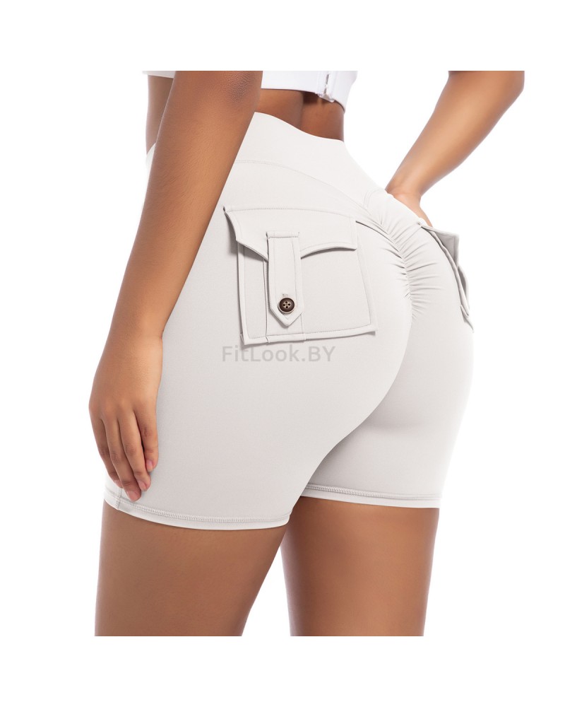 Шорты FITBASE Scrunch Milk