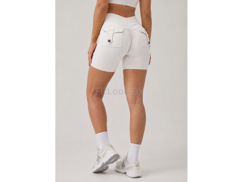 Шорты FITBASE Scrunch Milk
