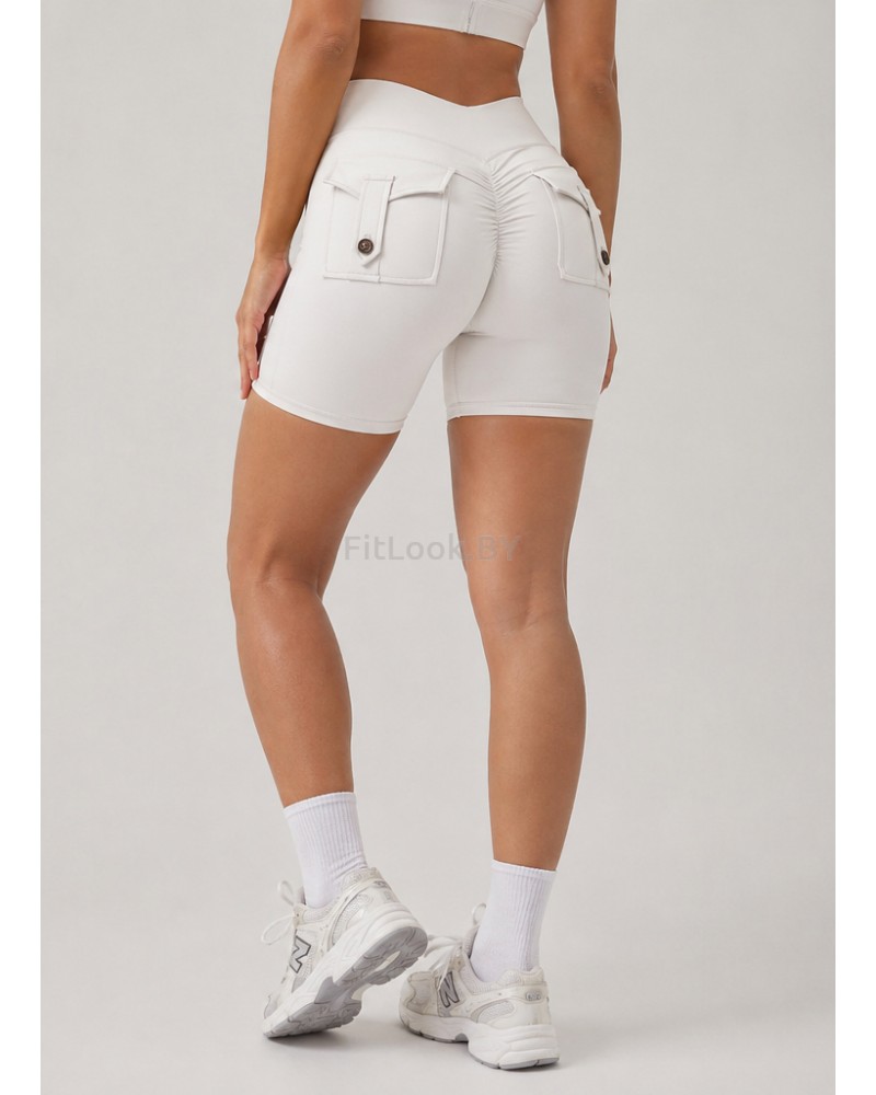 Шорты FITBASE Scrunch Milk