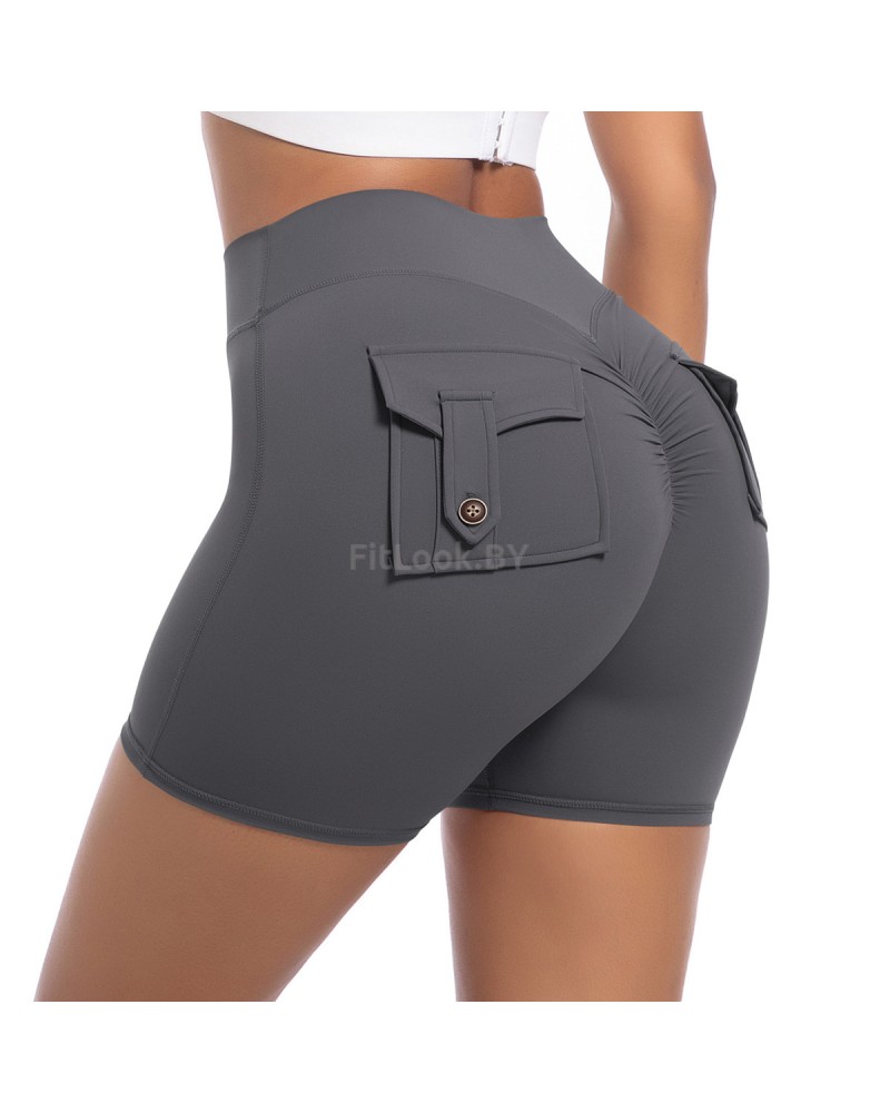 Шорты FITBASE Scrunch Grey