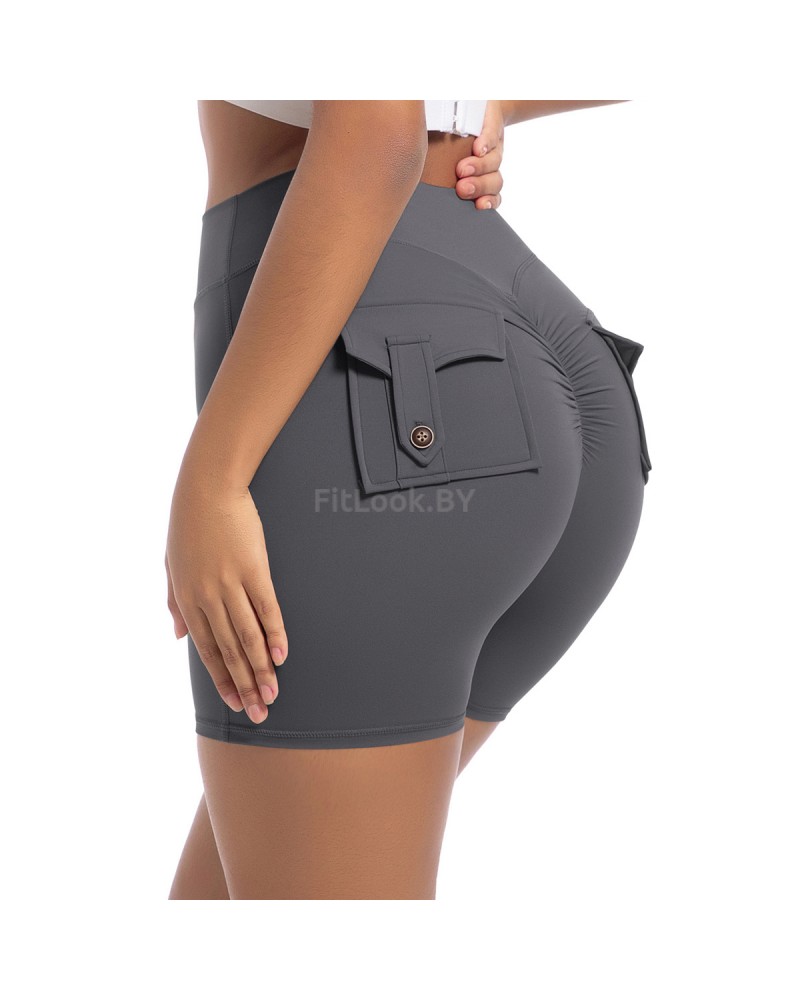 Шорты FITBASE Scrunch Grey