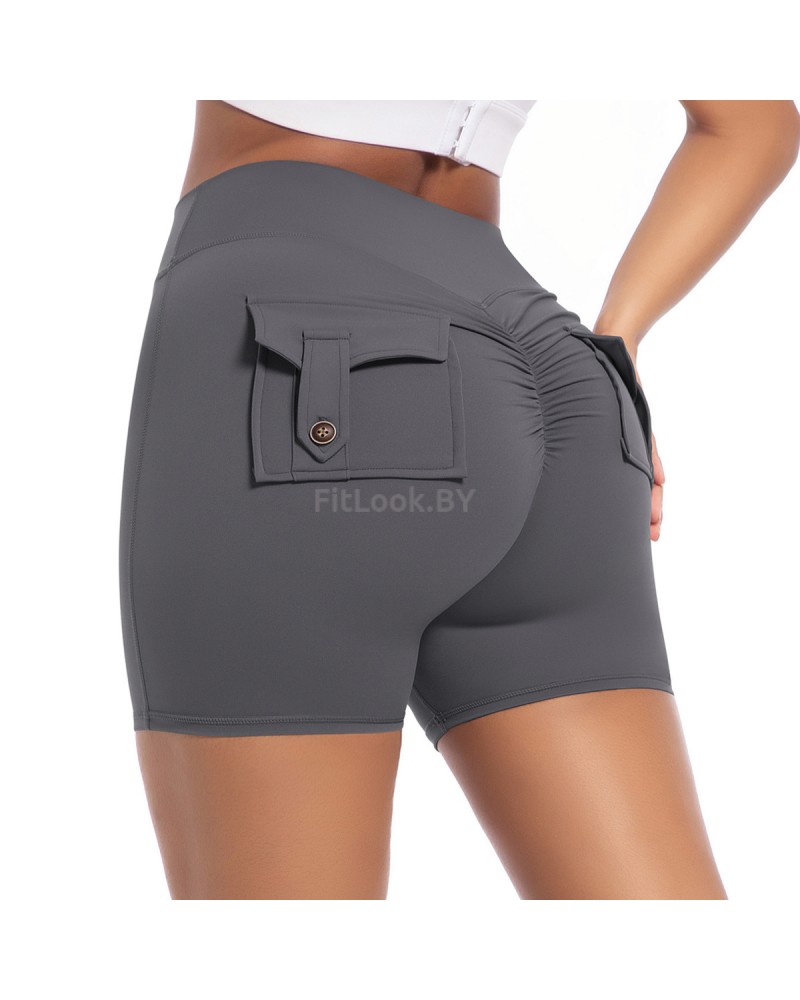 Шорты FITBASE Scrunch Grey