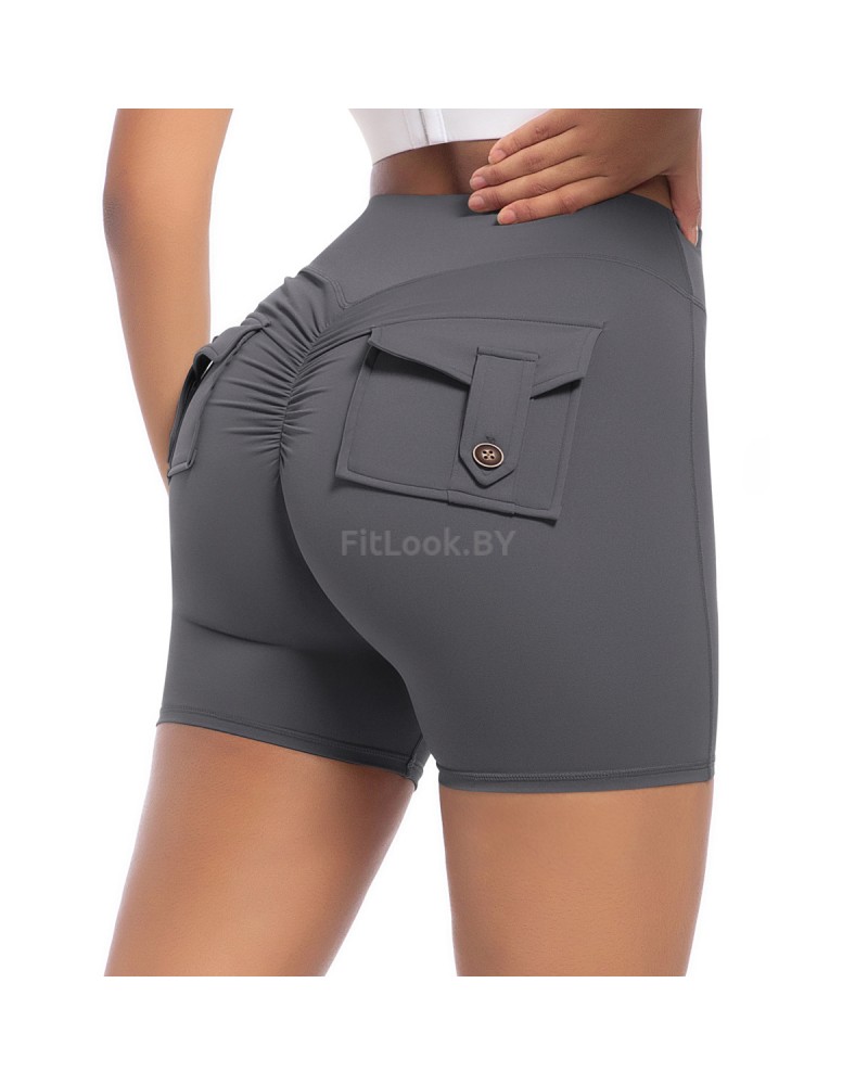 Шорты FITBASE Scrunch Grey